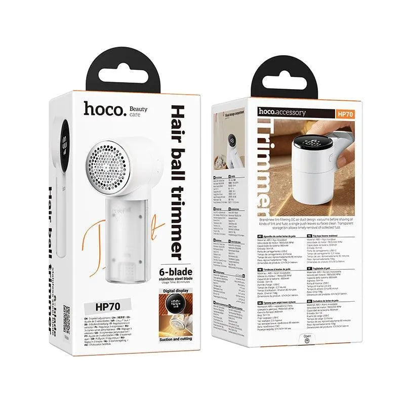 Hoco HP70 Digital Cloth Lint Ball Trimmer White
