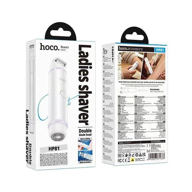 Hoco HP81 Double-Head Ladies Shaver White