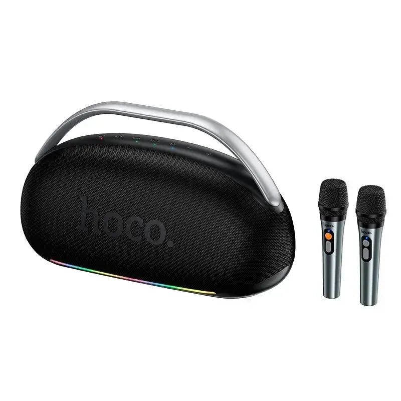 Hoco HT2 Melody Portable BT Speaker With 2 Microphones 300W Black
