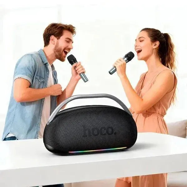 Hoco HT2 Melody Portable BT Speaker With 2 Microphones 300W Black