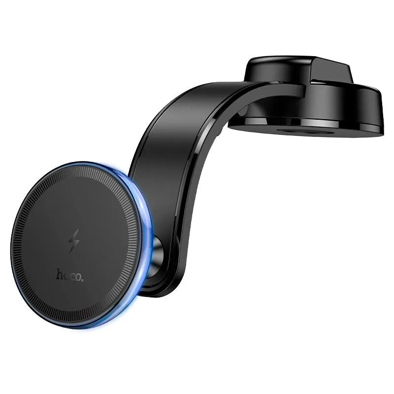 Hoco HW25 Neon Magnetic Magsafe Wireless Fast Charging Dash Car Holder Black