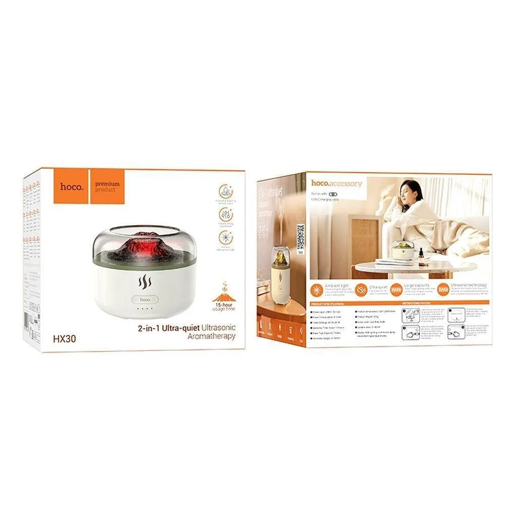 Hoco HX30 Ultrasonic Aromatherapy Humidifier White