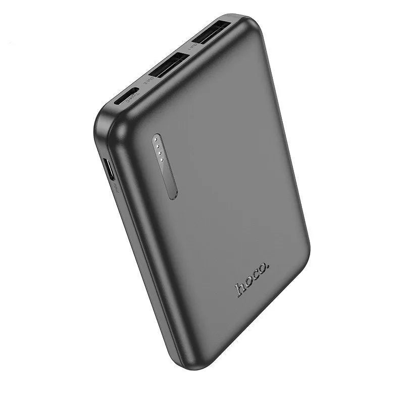 Hoco J115 Ultra Slim Mini Power Bank 5000 mAh Black