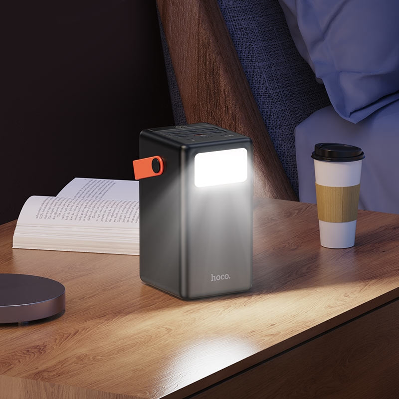 Hoco J142 Surpass 7 Output 22.5W & PD20W Fully Compatible Power Bank 100000 mAh Black