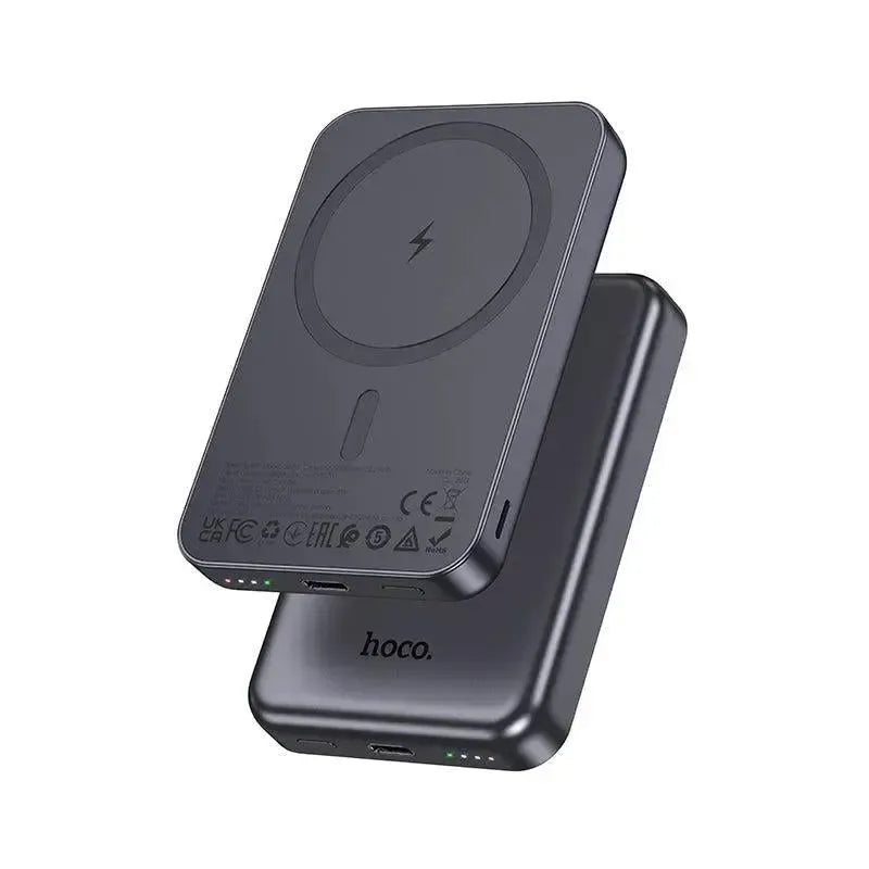 Hoco J160 Original Magnetic Magsafe Power Bank 5000mAh Metal Gray