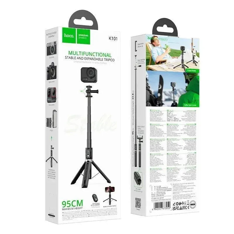 Hoco K101 Prestigio Long Multifunctional Tripod 95cm