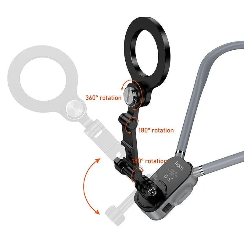 Hoco K31 Campo Magsafe Magnetic Neck-Hanging Phone Holder Gray