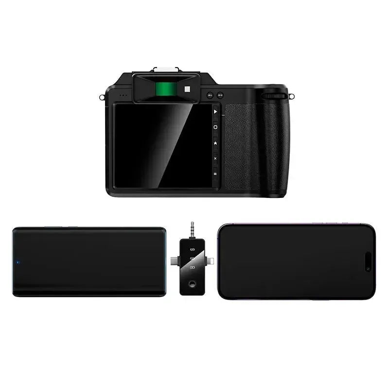 Hoco L20C Fair Dual-Mic Wireless Microphone iP / Type-C / 3.5 Black