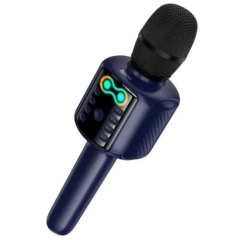Hoco L24 Shine Bluetooth Karaoke Microphone Blue