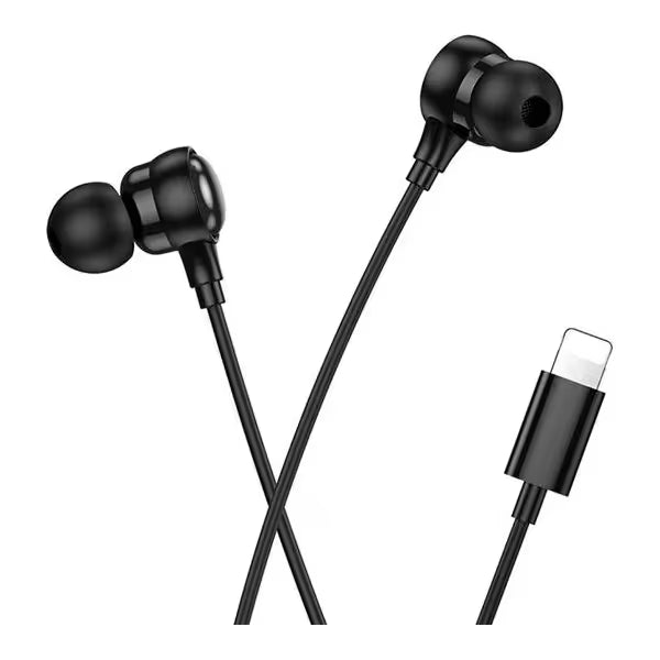 Hoco M116 Benevolent Lightning Digital Earphones With Microphone Black