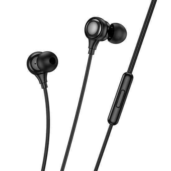 Hoco M116 Benevolent Type-C Universal Digital Earphones With Microphone Black