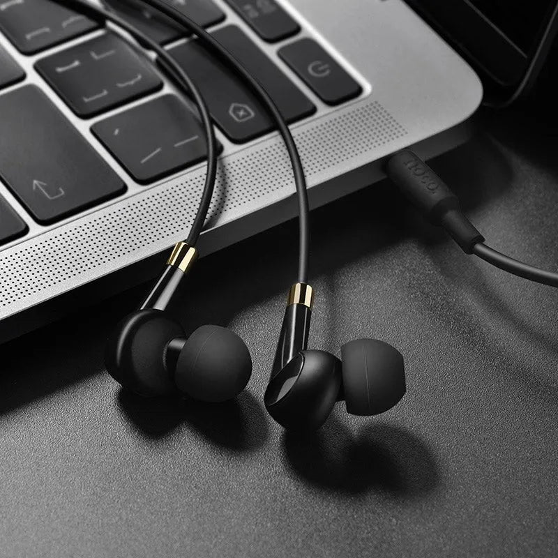 Hoco M58 Amazing Universal Earphone with Mic Black