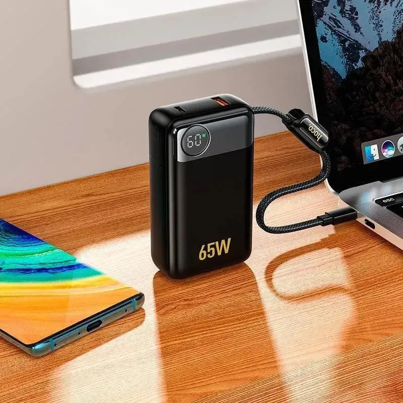 Hoco Q53 Skillful Ultra Small PD 65W Power Bank 12000mAh Black