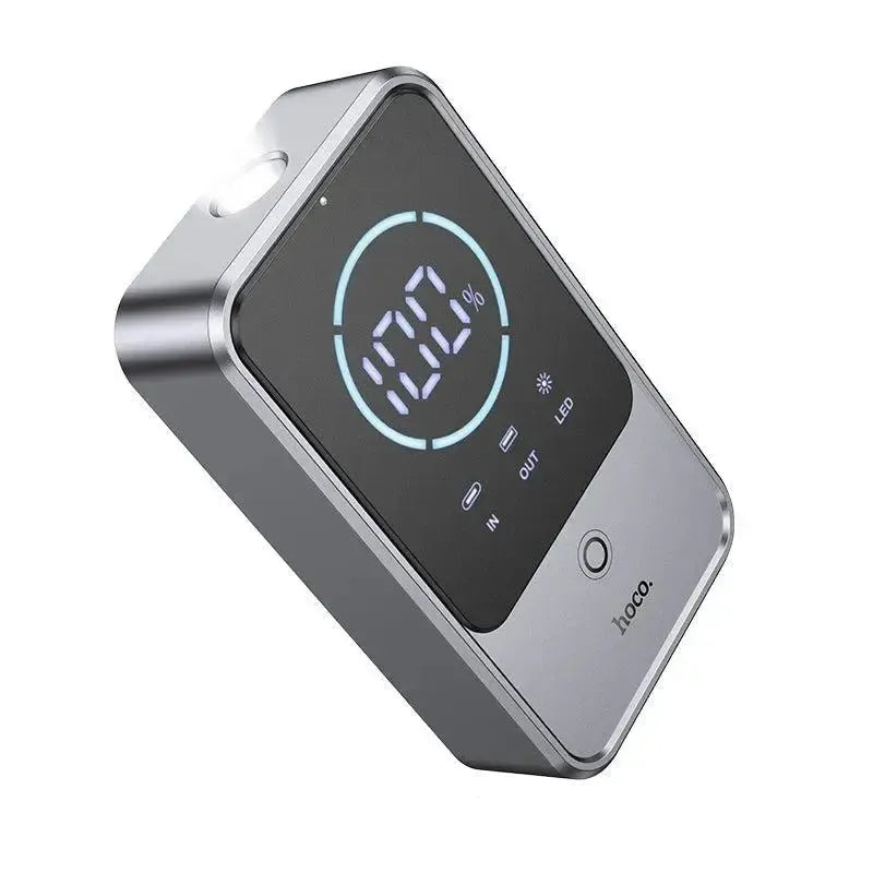 Hoco QS7 Source Smart Emergency Jump Starter Power Bank 10000mAh Metal Gray