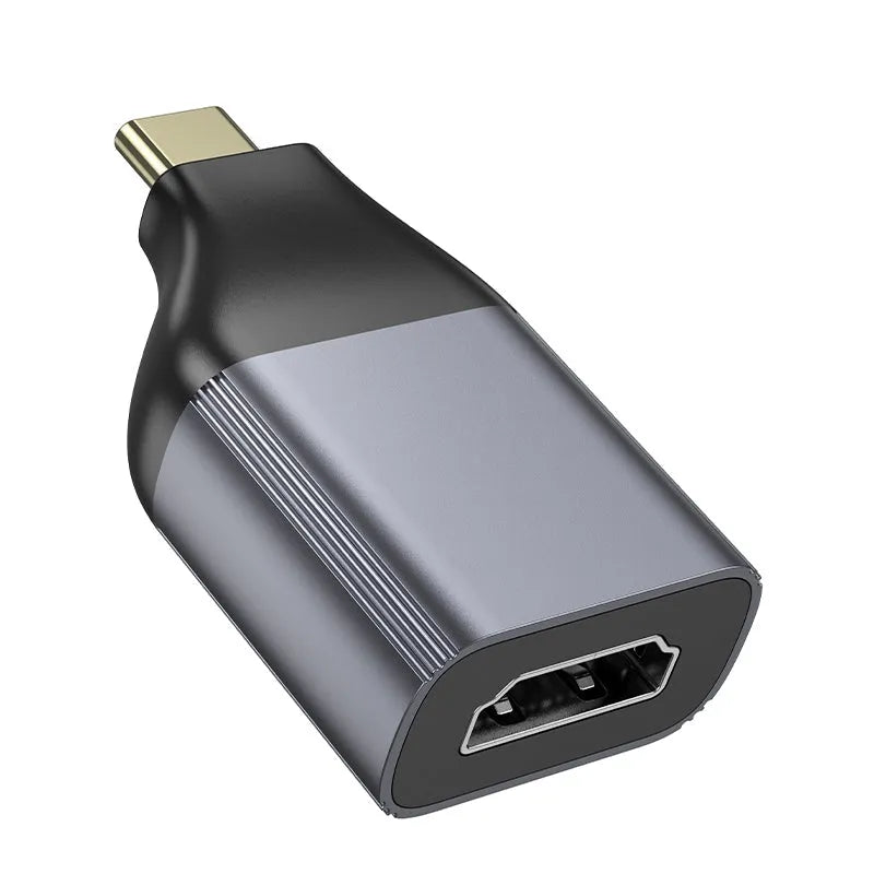 Hoco UA33 Type-C To HDTV Adapter Metal Grey