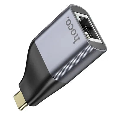 Hoco UA35 Type-C to RJ45 Adapter Grey
