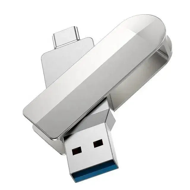 Hoco UD10 2 in 1 Type-C (USB) 3.0 Flash Drive 16GB Metal Grey
