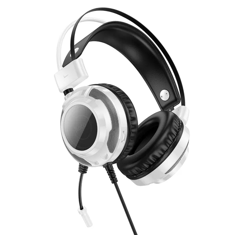 Hoco W110 Resource RGB Gaming Headphones White