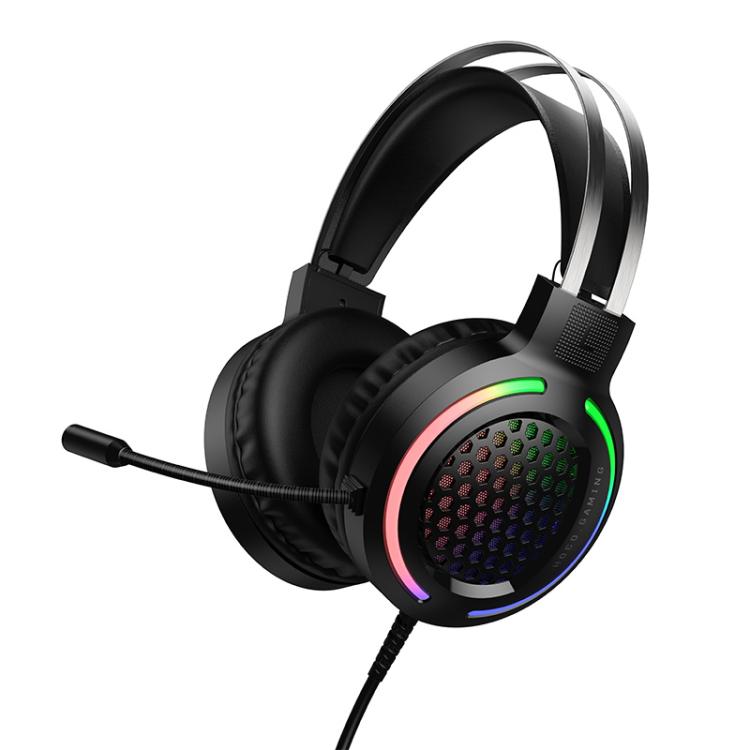 Hoco W117 Battle USB / AUX 3.5mm Gaming Headphones Black