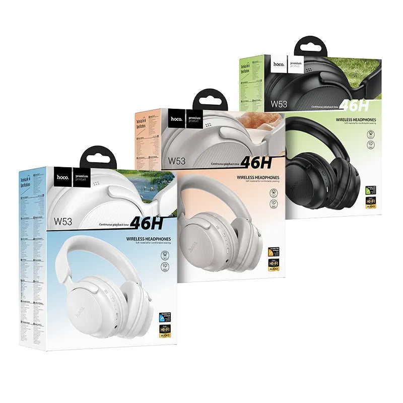 Hoco W53 Tone Premium Wireless BT Headphones Mist White