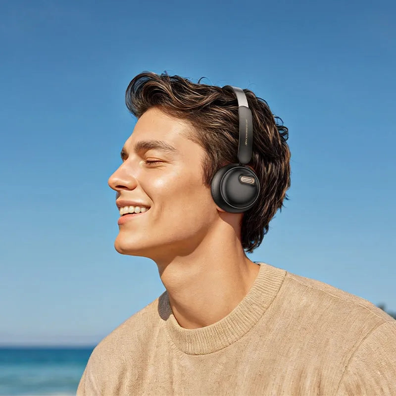 Hoco W62 Verso Retro BT 30H Headphones Black