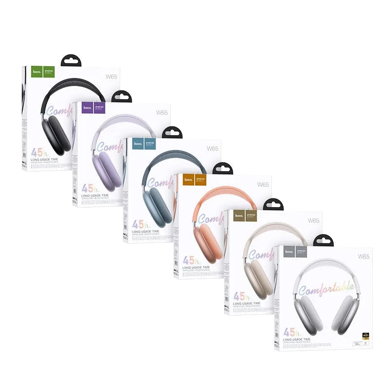 Hoco W65 Happy 45H Over The Ear BT Headphones Star Colour