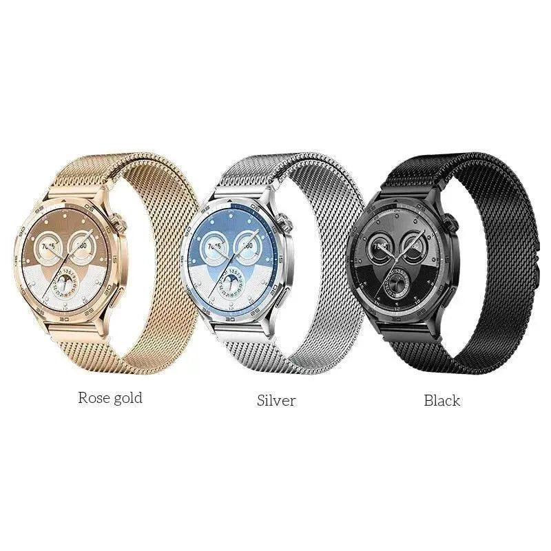 Hoco WH16 Precioso Series Magnetic Milanese Steel Strap 22mm Black