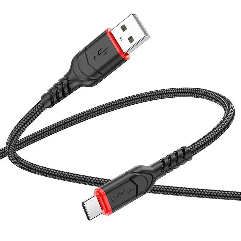 Hoco X59 Victory USB To Type-C Charging Cable 3M Black
