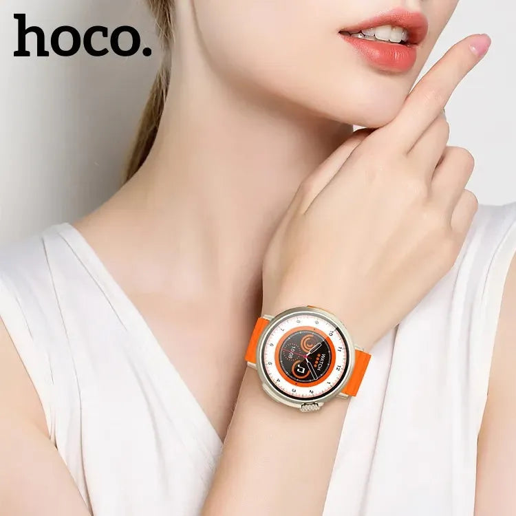 Hoco Y18 Smart IP65 Ultra Band Sports Watch Gold