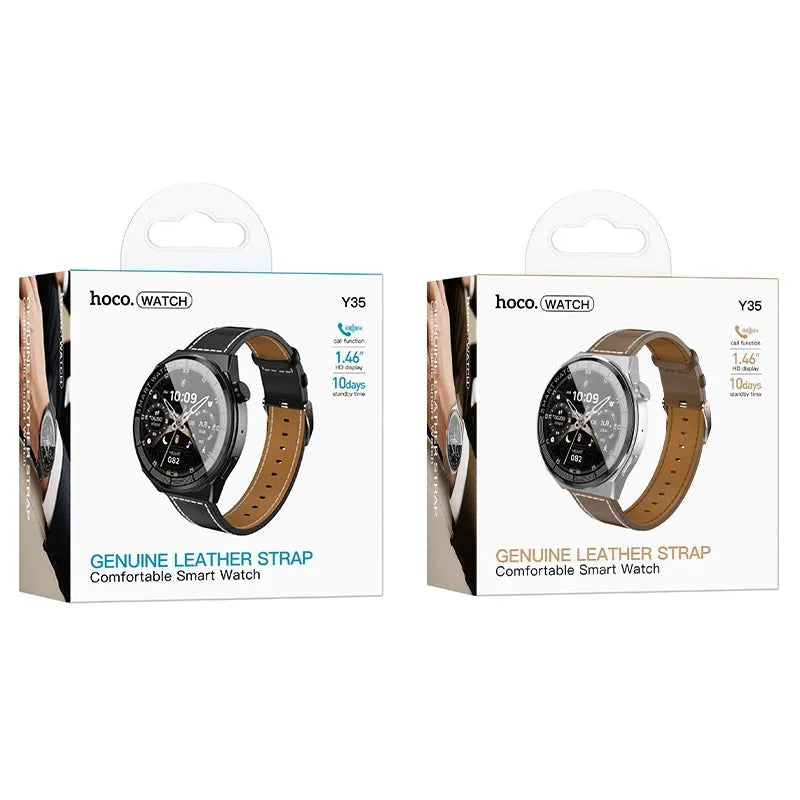 Hoco Y35 1.4 Inch Smart Sports Watch 250 mAh Call Version Silver