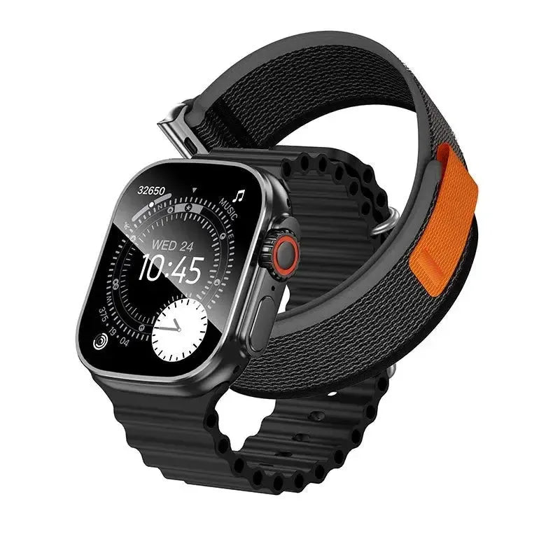 Hoco Y42 Ultra 2.1" Smart Watch With 2 Strap Call Version Black