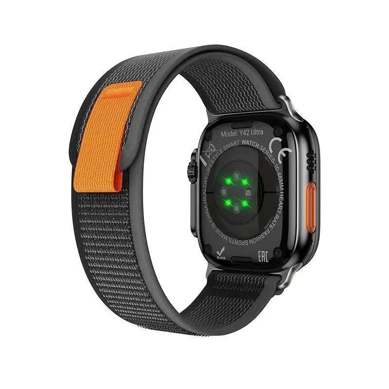 Hoco Y42 Ultra 2.1" Smart Watch With 2 Strap Call Version Black