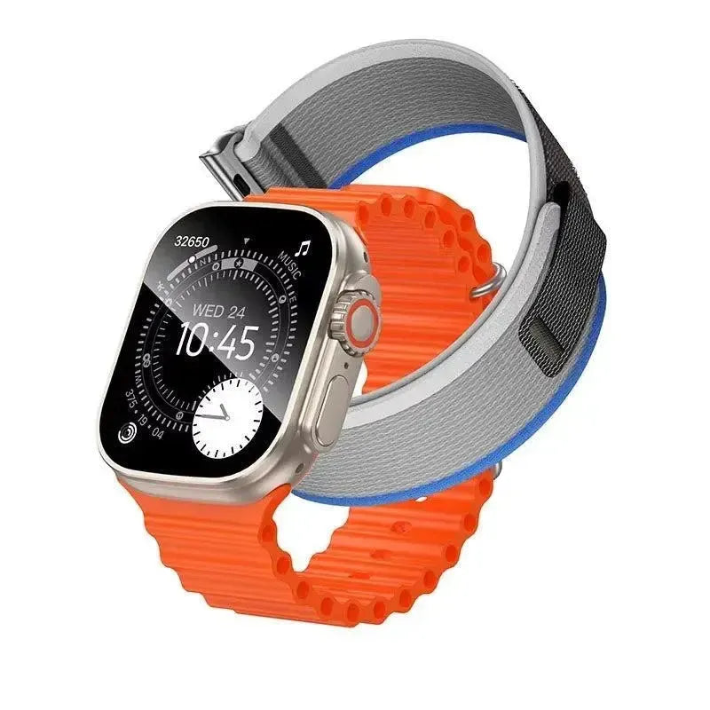 Hoco Y42 Ultra 2.1" Smart Watch With 2 Strap Call Version Gold