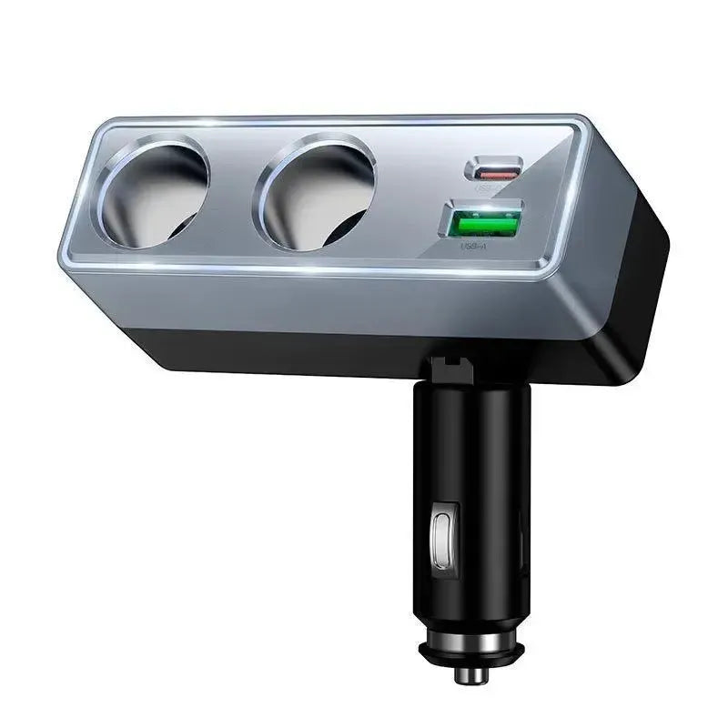 Hoco Z65B Smart Dual Cigarette Lighter PD48W / 1A1C Car Charger Black