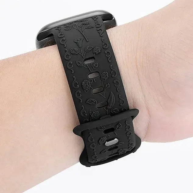 Hoco iWatch WA30 Flexible Series 3D Solid Color Silicone Strap 42 / 44 / 45 / 49mm Black
