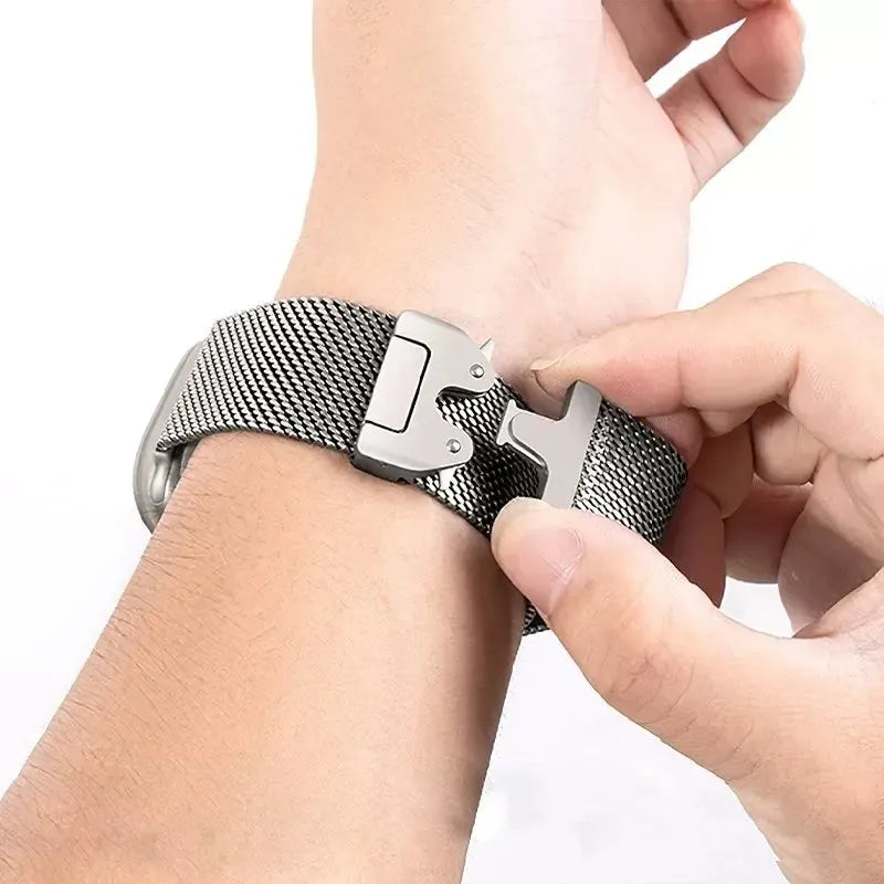 Hoco iWatch WA33 Original Series Umbrella Buckle Milanese Steel Strap 44 / 45 / 46 / 49mm Original Colour