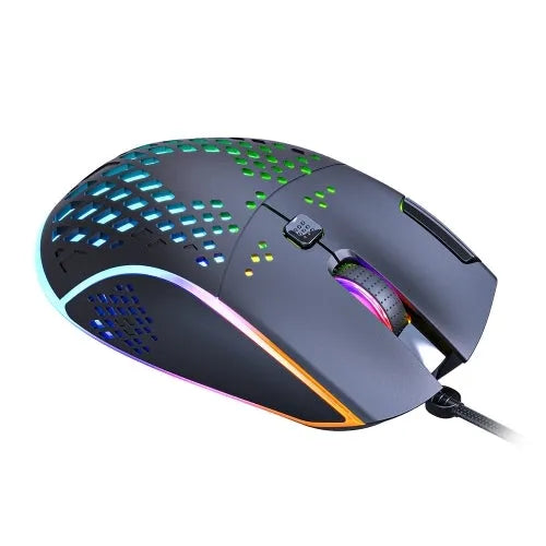 IMICE T97 (7 Keys) RGB Honeycomb Gaming Wired Mouse Black