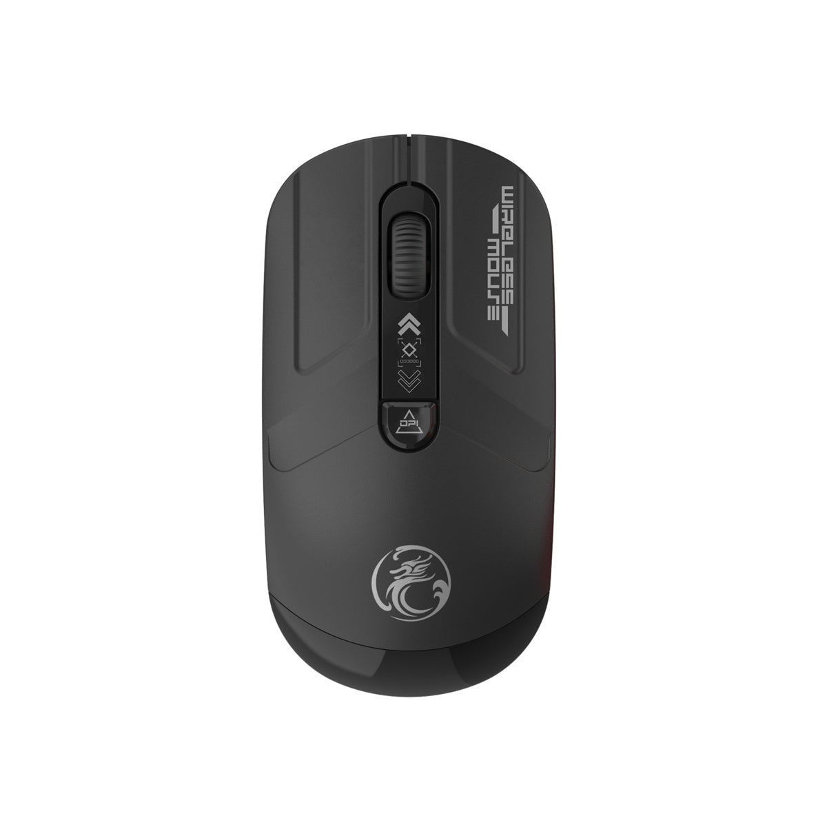IMICE W-911 Rechargeable Double BT& 2.4G Model Wireless Mouse Black