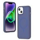 For Apple iPhone 11 Magnetic Magsafe Symmetry Silicone Case Blue