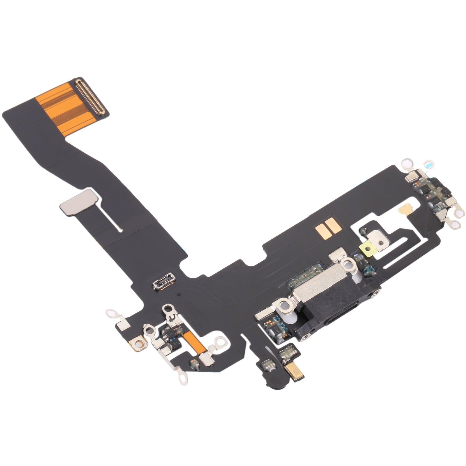 For Apple iPhone 12 Charging Port Flex Cable Replacement - Black-www.firsthelptech.ie