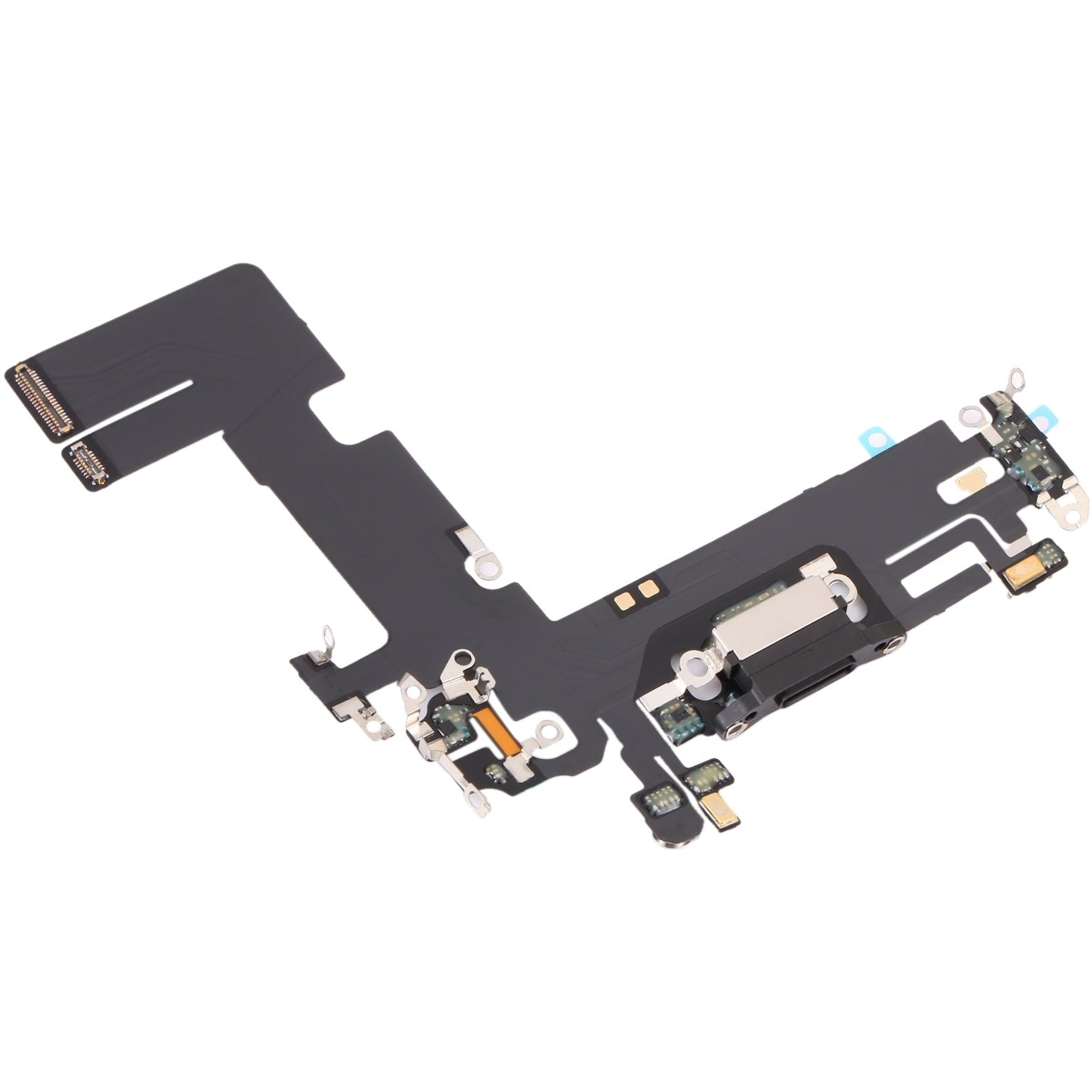 For Apple iPhone 13 Charging Port Flex Cable Replacement - Black-www.firsthelptech.ie