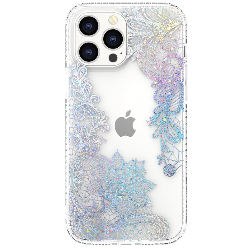 For Apple iPhone 13 Premium Marble Case Mehendi