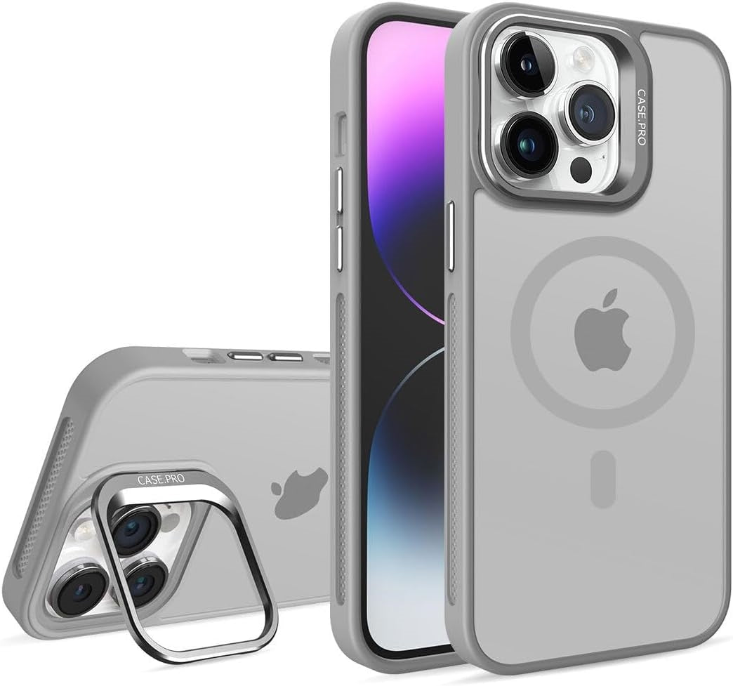 For Apple iPhone 13 Pro Max Skin-Feel Camera Holder Magsafe Case Transparent-www.firsthelptech.ie