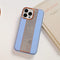 For Apple iPhone 12/12 Pro Diamound Stripe Bling Case Blue