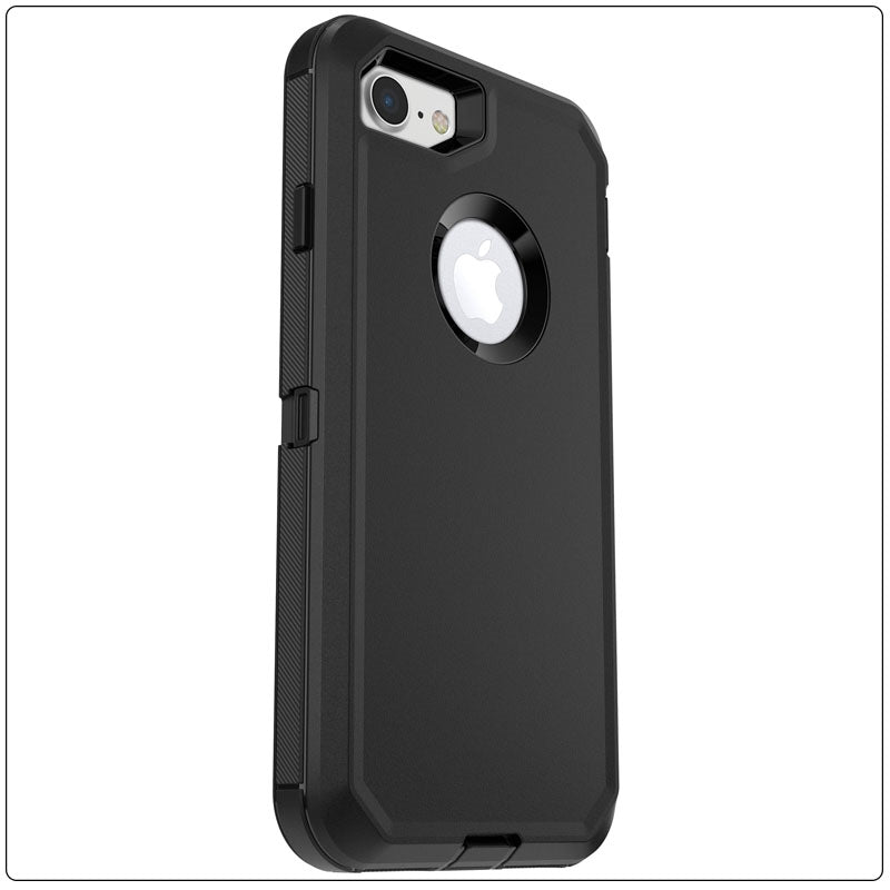For Apple iPhone 15 Pro Defender Design Case Black