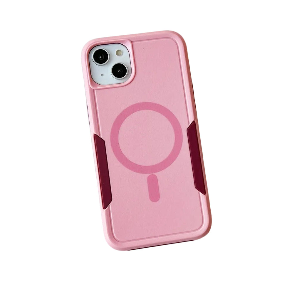 For Apple iPhone 16 Pro Max Axis Exploiter Magsafe Case Pink