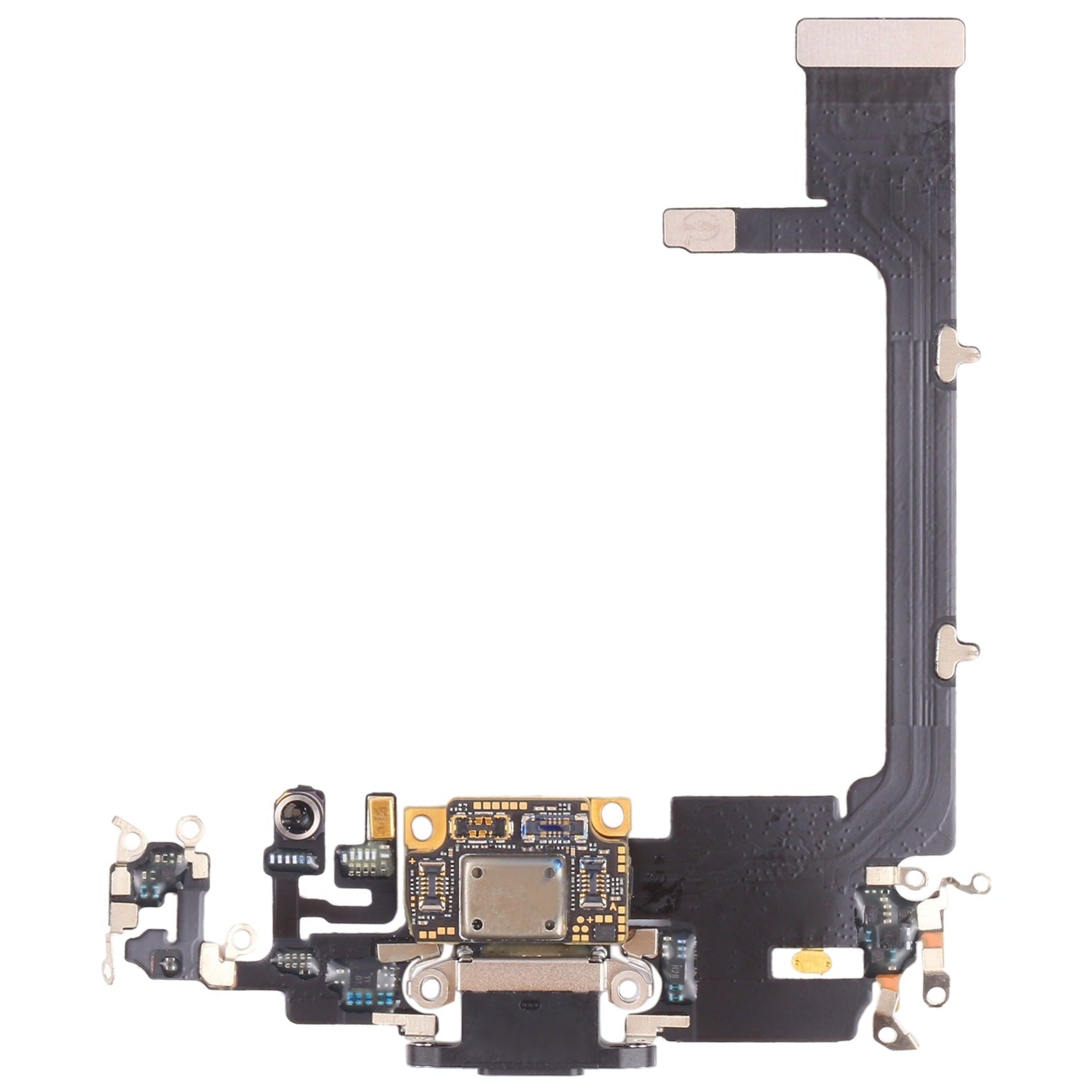 For Apple iPhone 11 Pro Charging Port Flex Cable Replacement - Black-www.firsthelptech.ie