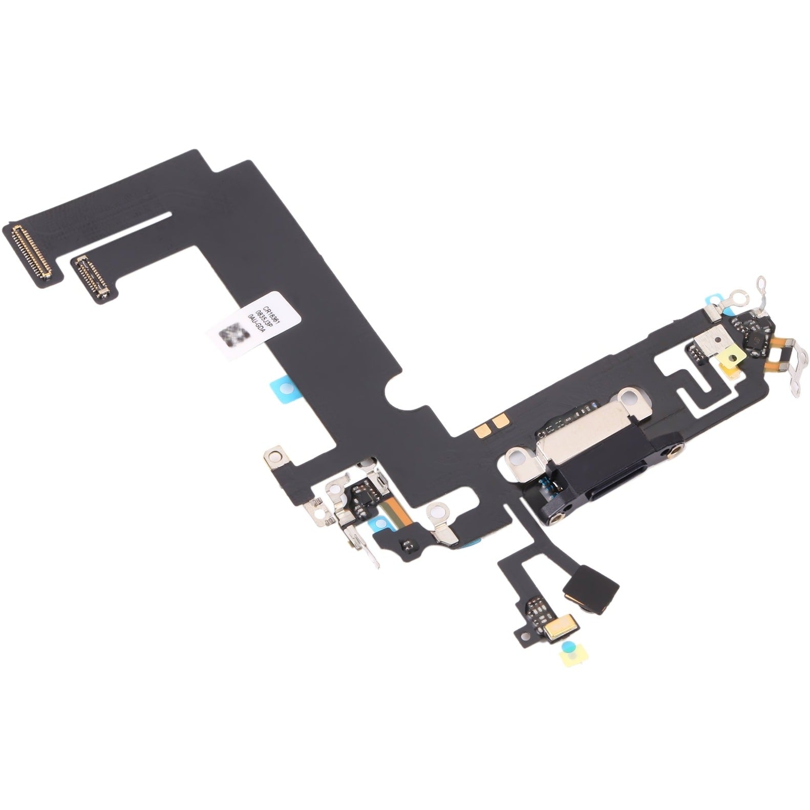 For Apple iPhone 12 Mini Charging Port Flex Cable Replacement - Black-www.firsthelptech.ie