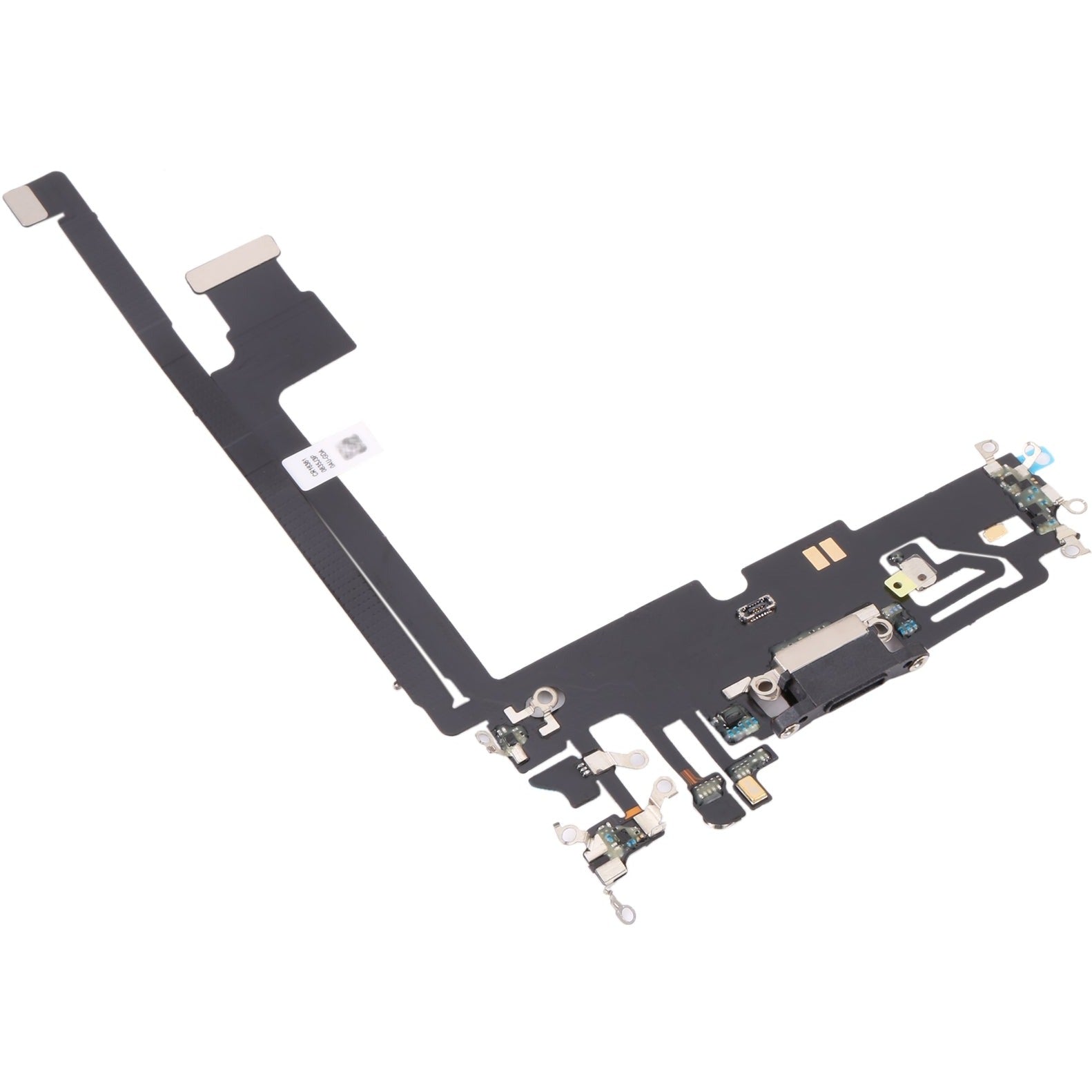 For Apple iPhone 12 Pro Max Charging Port Flex Cable Replacement - Black-www.firsthelptech.ie