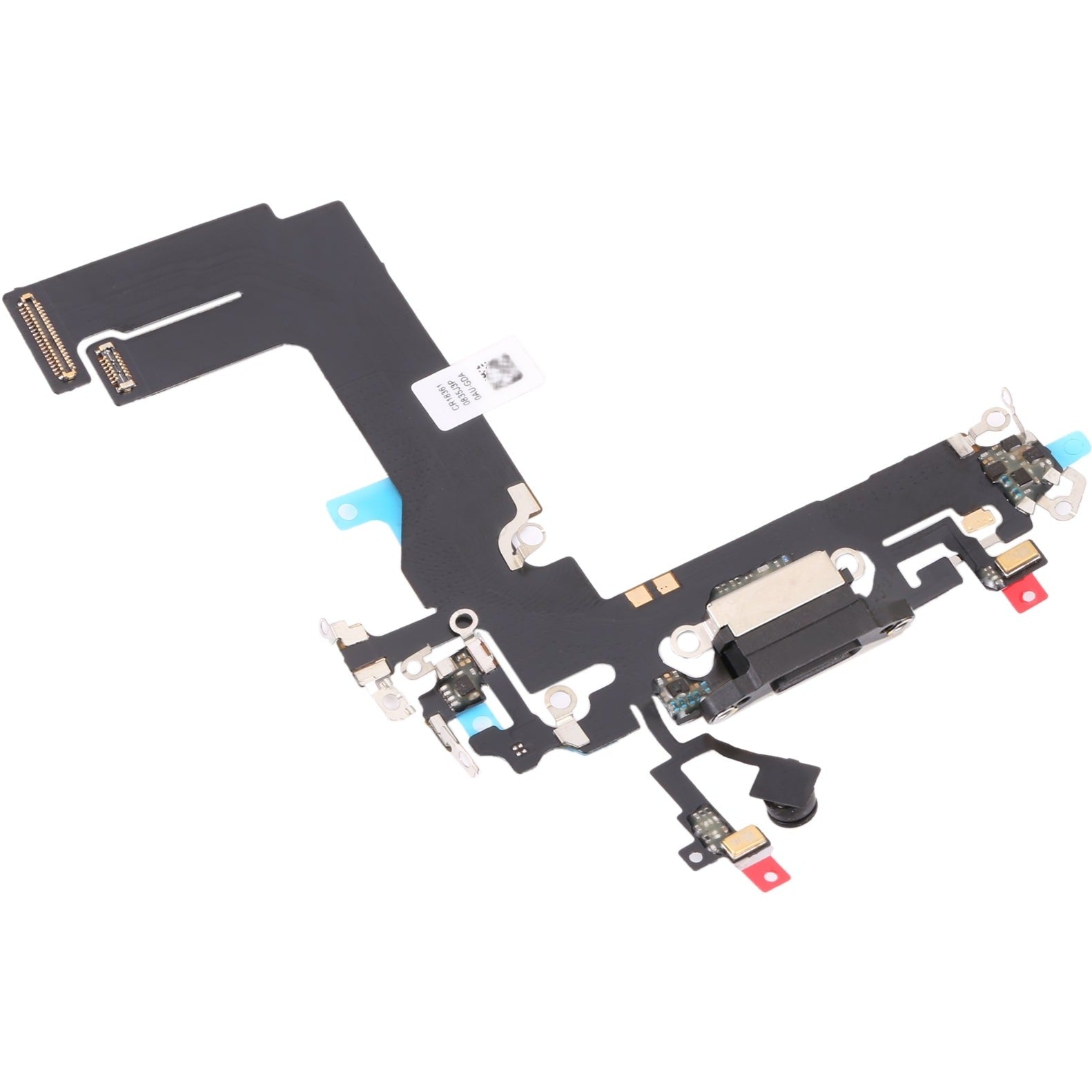 For Apple iPhone 13 Mini Charging Port Flex Cable Replacement - Black-www.firsthelptech.ie